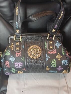 Originals By Sharif 1827 Multicolored Leather Shoulder Bag